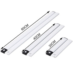 Two white rectangular panels with measurements on a white background