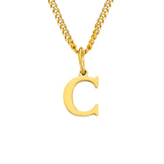 Personalized Initial Letter Necklace – 14K Stainless Steel (Gold, Rose Gold, Silver)