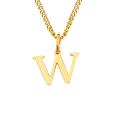 Personalized Initial Letter Necklace – 14K Stainless Steel (Gold, Rose Gold, Silver)