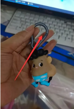 Cute Character Squeeze Stress Relief Toy Keychain