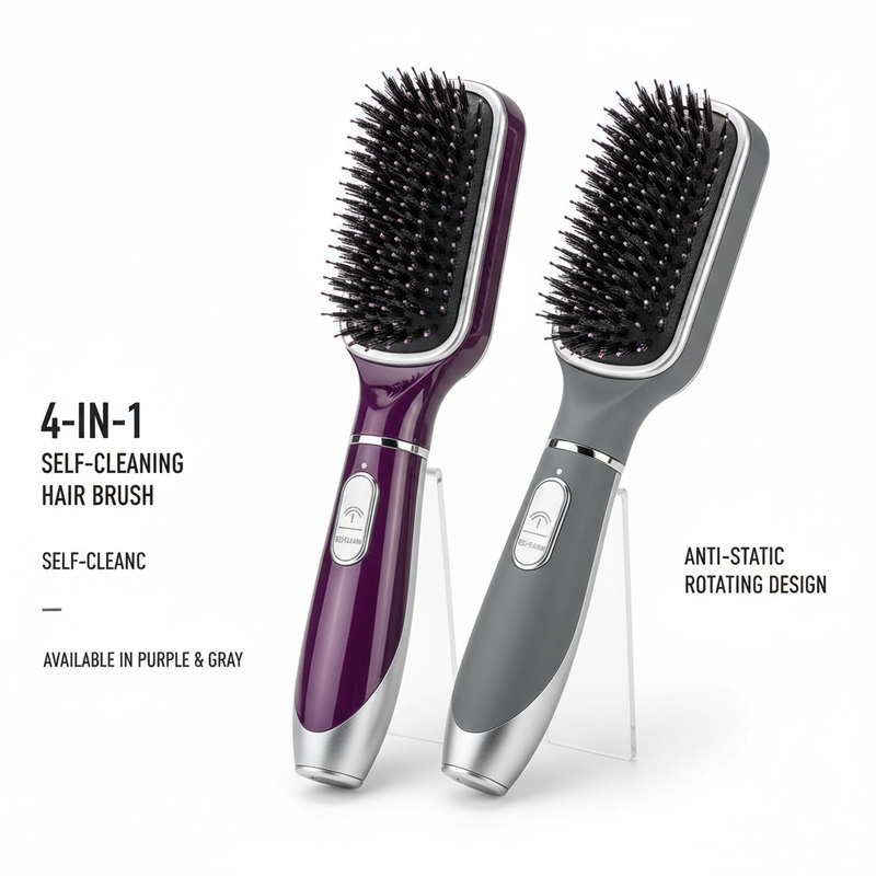 4 In 1 Self Cleaning Brush