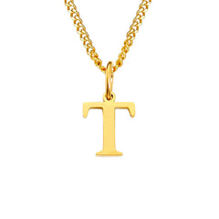 Personalized Initial Letter Necklace – 14K Stainless Steel (Gold, Rose Gold, Silver)