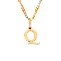 Personalized Initial Letter Necklace – 14K Stainless Steel (Gold, Rose Gold, Silver)