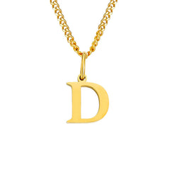 Personalized Initial Letter Necklace – 14K Stainless Steel (Gold, Rose Gold, Silver)