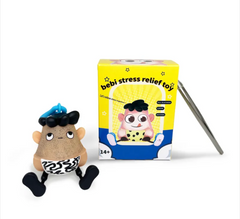 Cute Character Squeeze Stress Relief Toy Keychain