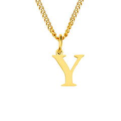 Personalized Initial Letter Necklace – 14K Stainless Steel (Gold, Rose Gold, Silver)