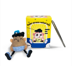 Cute Character Squeeze Stress Relief Toy Keychain