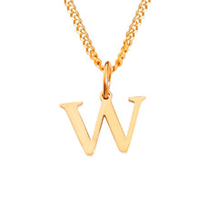 Personalized Initial Letter Necklace – 14K Stainless Steel (Gold, Rose Gold, Silver)