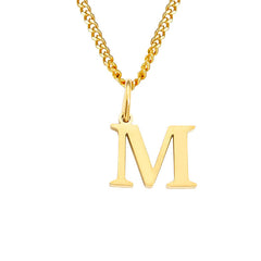 Personalized Initial Letter Necklace – 14K Stainless Steel (Gold, Rose Gold, Silver)