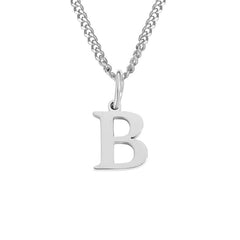 Personalized Initial Letter Necklace – 14K Stainless Steel (Gold, Rose Gold, Silver)