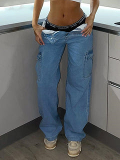 High Waist Cargo Pants