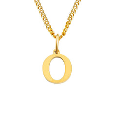 Personalized Initial Letter Necklace – 14K Stainless Steel (Gold, Rose Gold, Silver)