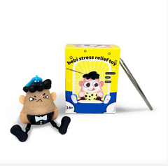 Cute Character Squeeze Stress Relief Toy Keychain