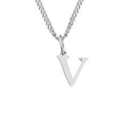 Personalized Initial Letter Necklace – 14K Stainless Steel (Gold, Rose Gold, Silver)