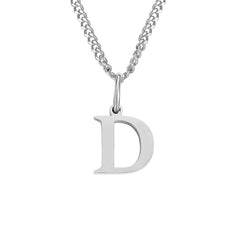 Personalized Initial Letter Necklace – 14K Stainless Steel (Gold, Rose Gold, Silver)