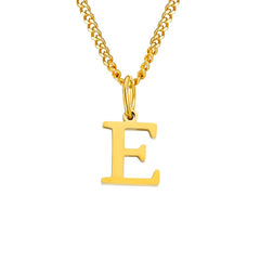 Personalized Initial Letter Necklace – 14K Stainless Steel (Gold, Rose Gold, Silver)