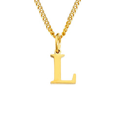 Personalized Initial Letter Necklace – 14K Stainless Steel (Gold, Rose Gold, Silver)