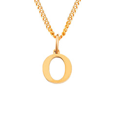 Personalized Initial Letter Necklace – 14K Stainless Steel (Gold, Rose Gold, Silver)