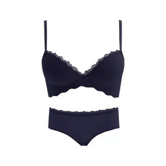 Seamless Wireless Push-Up Bra Set – No-Wire Lift for Small Bust