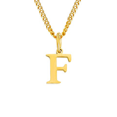 Personalized Initial Letter Necklace – 14K Stainless Steel (Gold, Rose Gold, Silver)