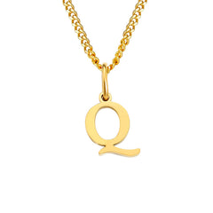Personalized Initial Letter Necklace – 14K Stainless Steel (Gold, Rose Gold, Silver)