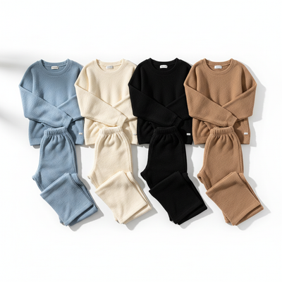 Casual 2-piece loungewear set in multiple colors