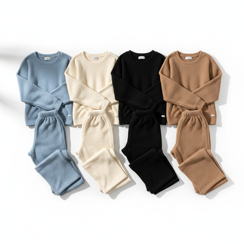Casual 2-piece loungewear set in multiple colors