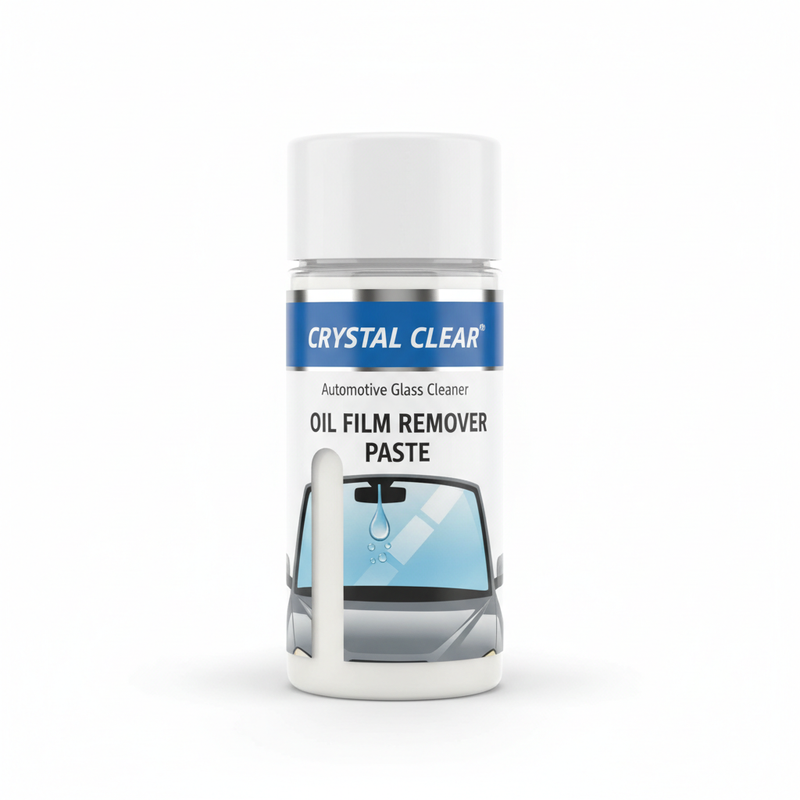 Car glass oil film remover automotive glass cleaner compact bottle